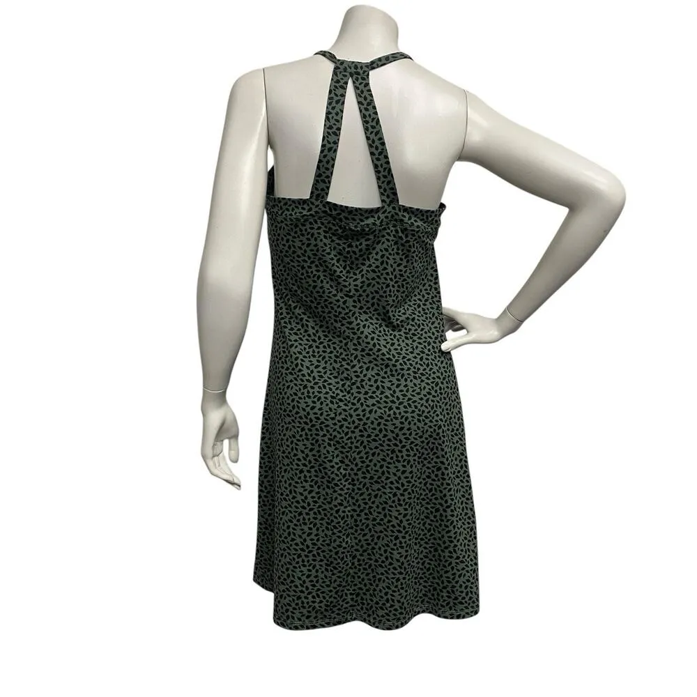 Eddie Bauer Womens S Sleeveless Racerback Sport Dress Green Black Black Outdoor - Image 5