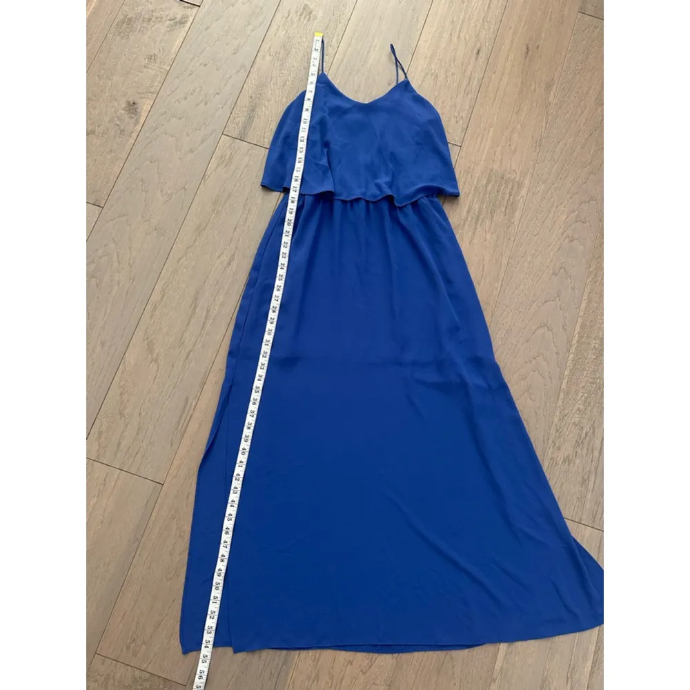 Mossimo Blue Maxi Dress Size Small - Image 3