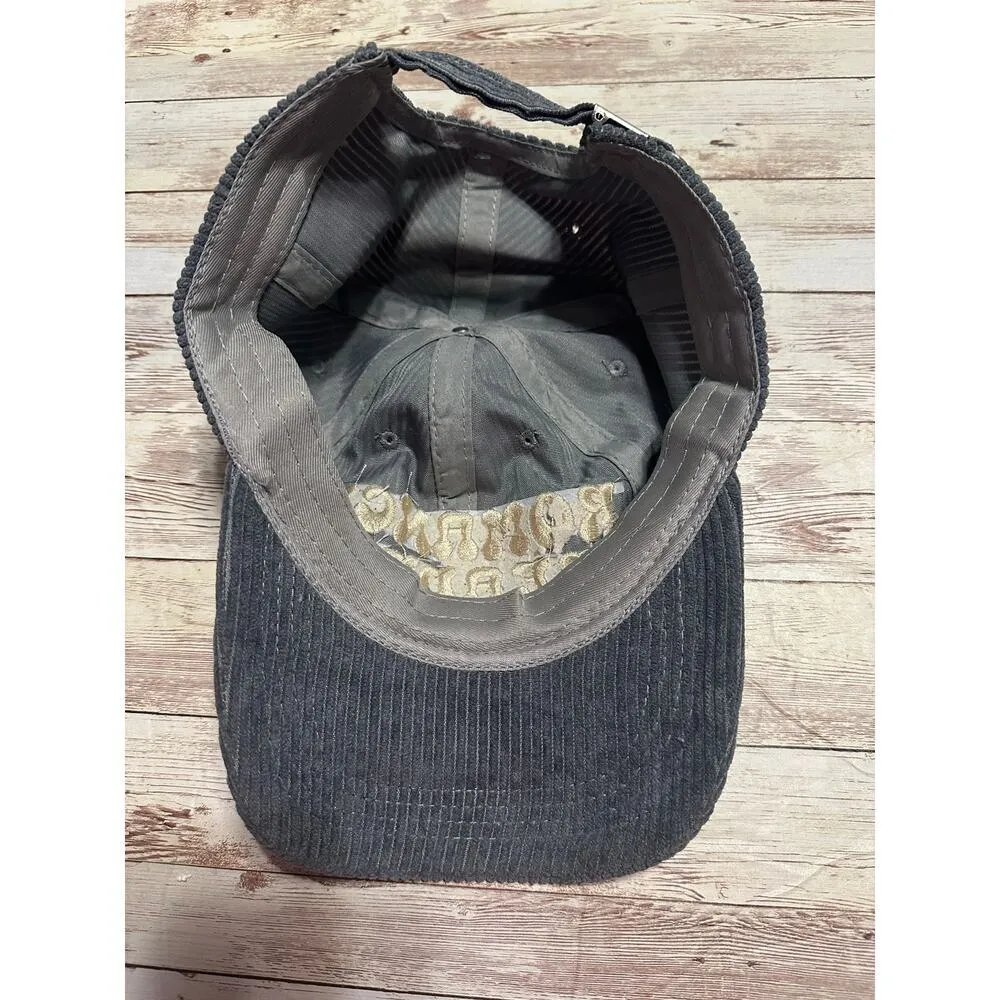 "Romance Reader" Baseball Cap Hat Corduroy Gray Adjustable One - Image 5