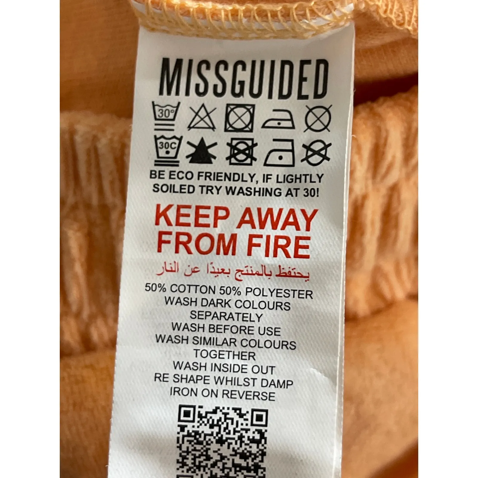 NEW Sean John x Missguided Womens Coral Velvet Velour Track Sweat Pants Size 8 Orange - Image 7