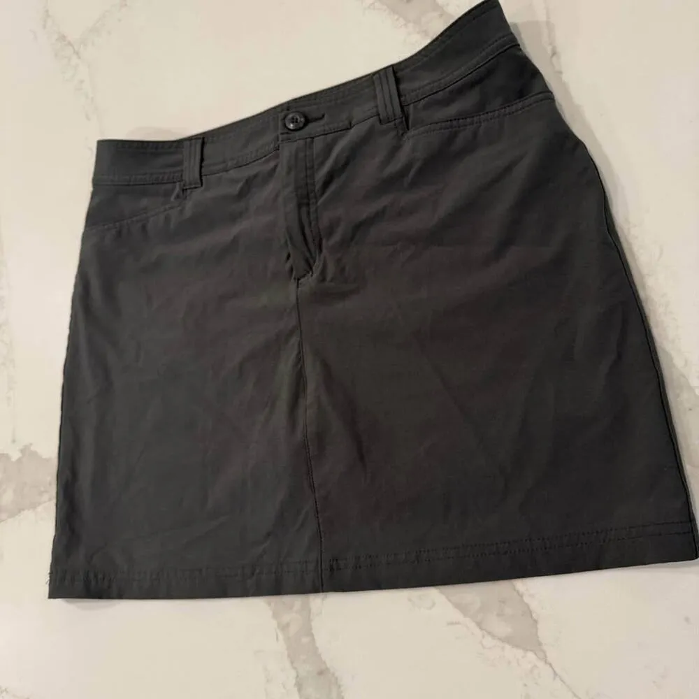 Eddie Bauer Adventure 2.0 Athletic Skort Skirt Women's 10 Gray Gorpcore Outdoors - Image 2