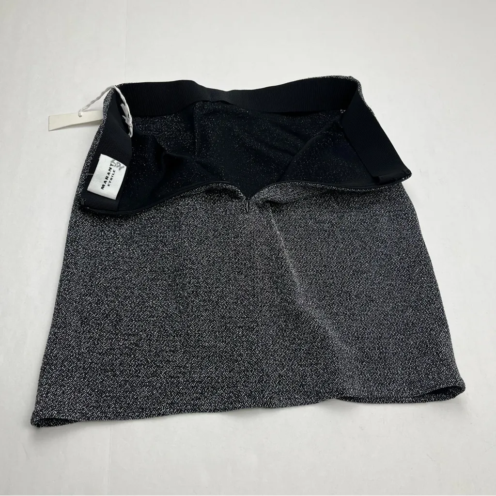 Isabel Marant Etoile Bergen Glittery Draped‎ Mini Skirt Womens Size 36 / 4 NWOT - Image 10