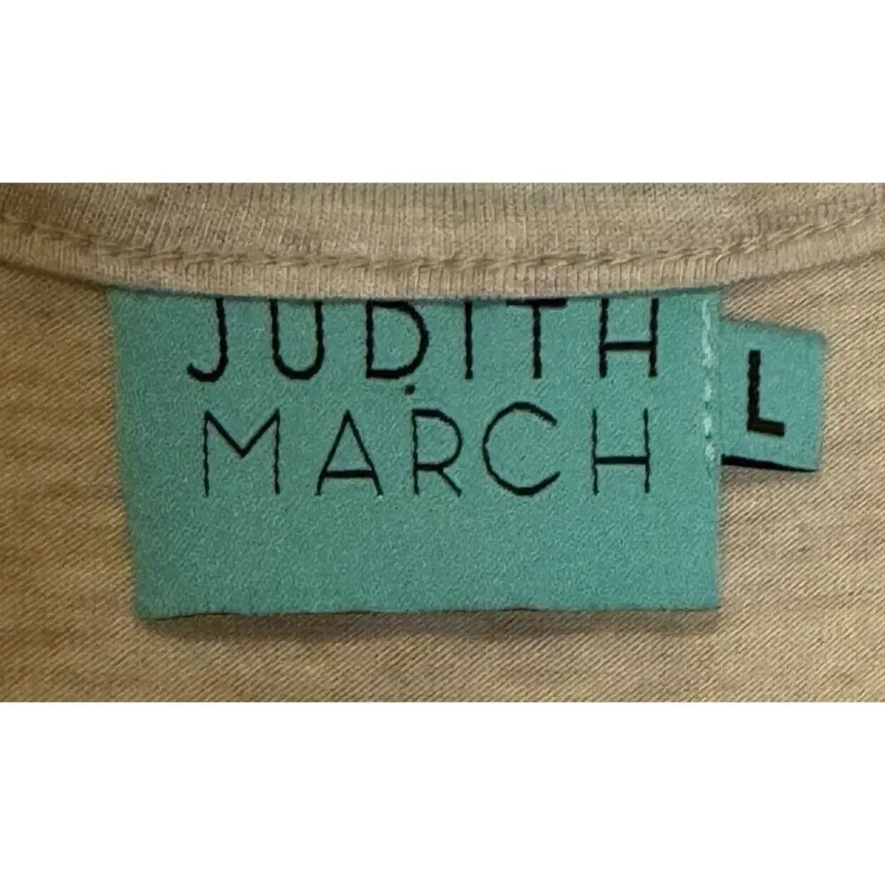 Judith March Women Top All The Jingle Ladies U-Neck Cold Shoulder Boxy Fit Large - Image 5