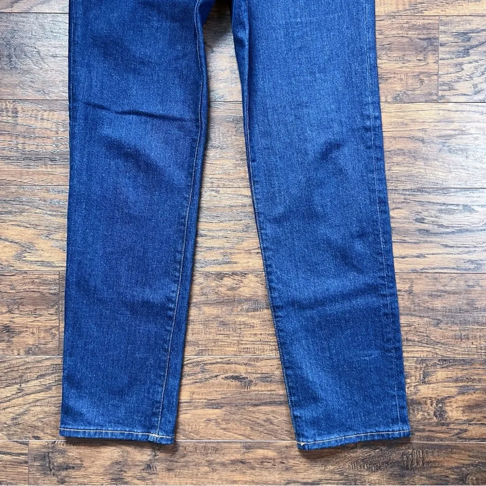 J Crew • Tall High-rise '90s Classic Straight-fit Jean in Rinse Wash dark indigo - Image 8