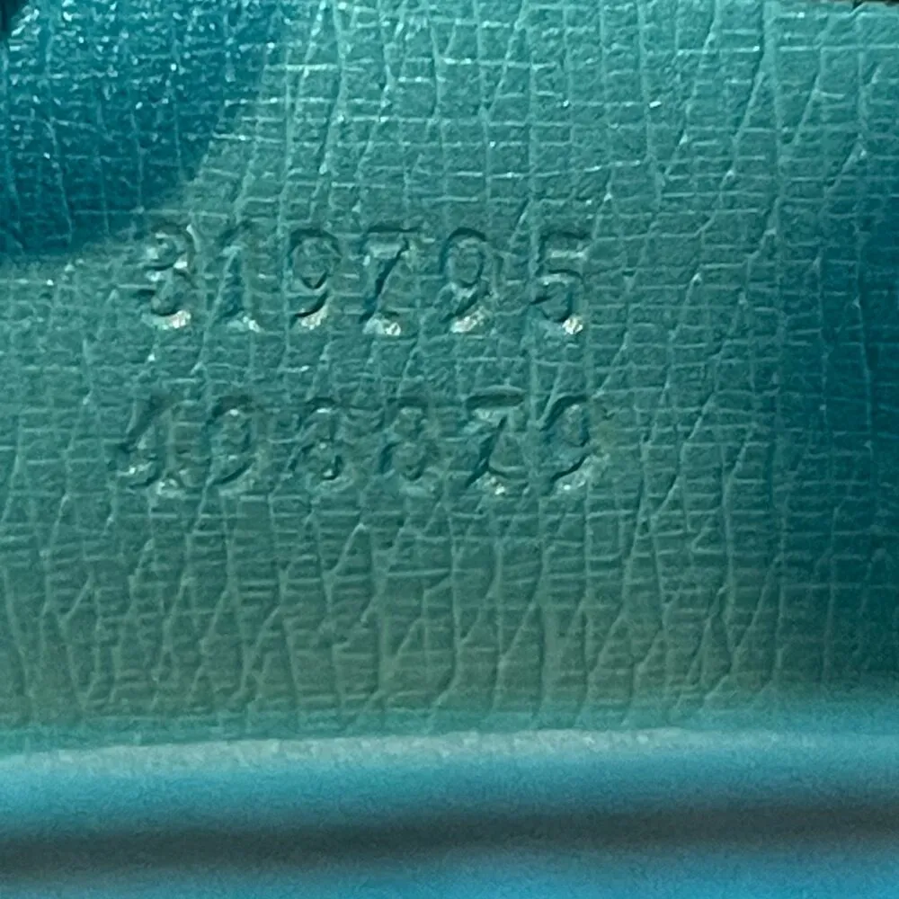 Gucci Calfskin Medium Bright Bit Top Handle/Shoulder Tote, Turquoise - Preowned - Image 15