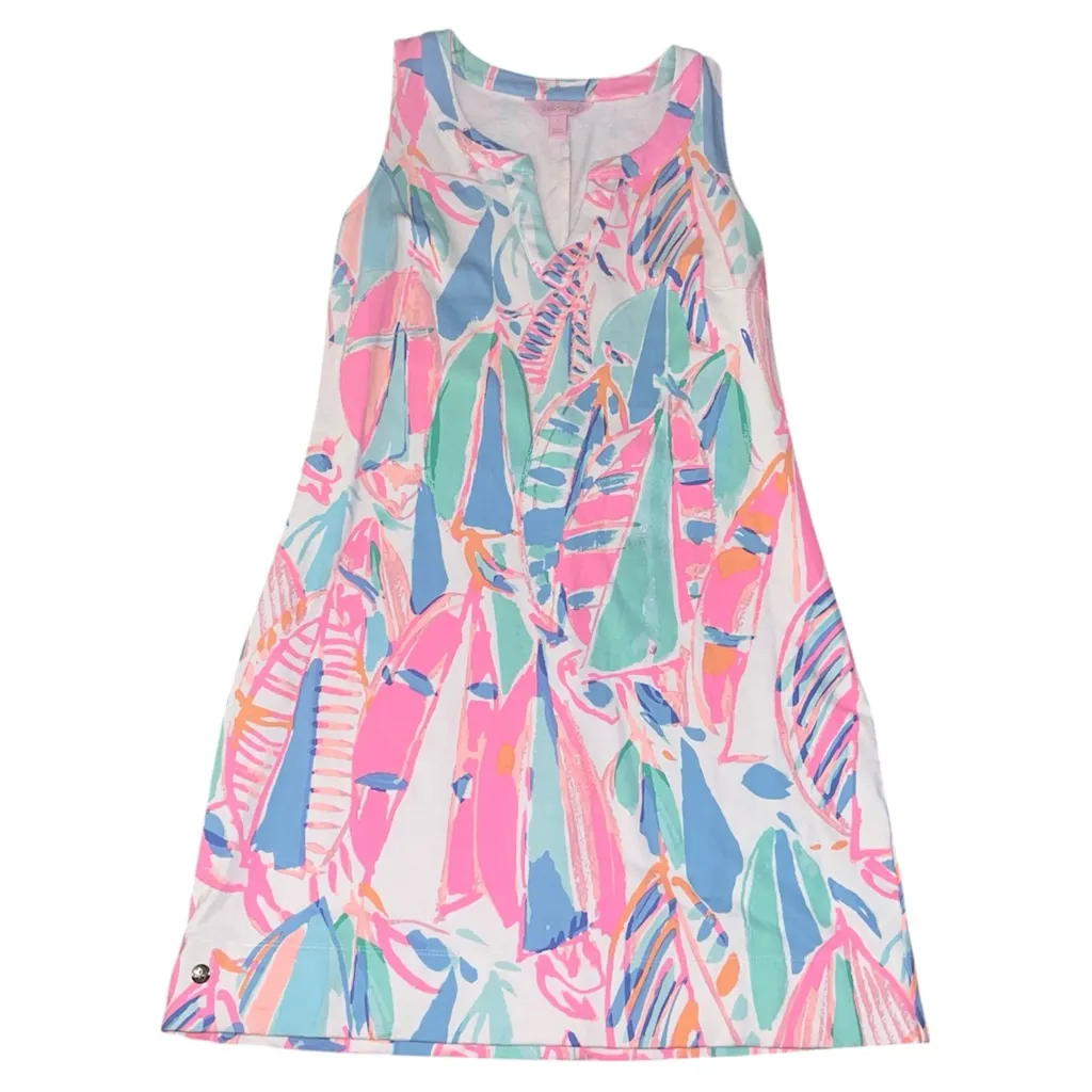 Lilly Pulitzer Estrada Out to Sea Flat French Terry Shift Dress - Image 2