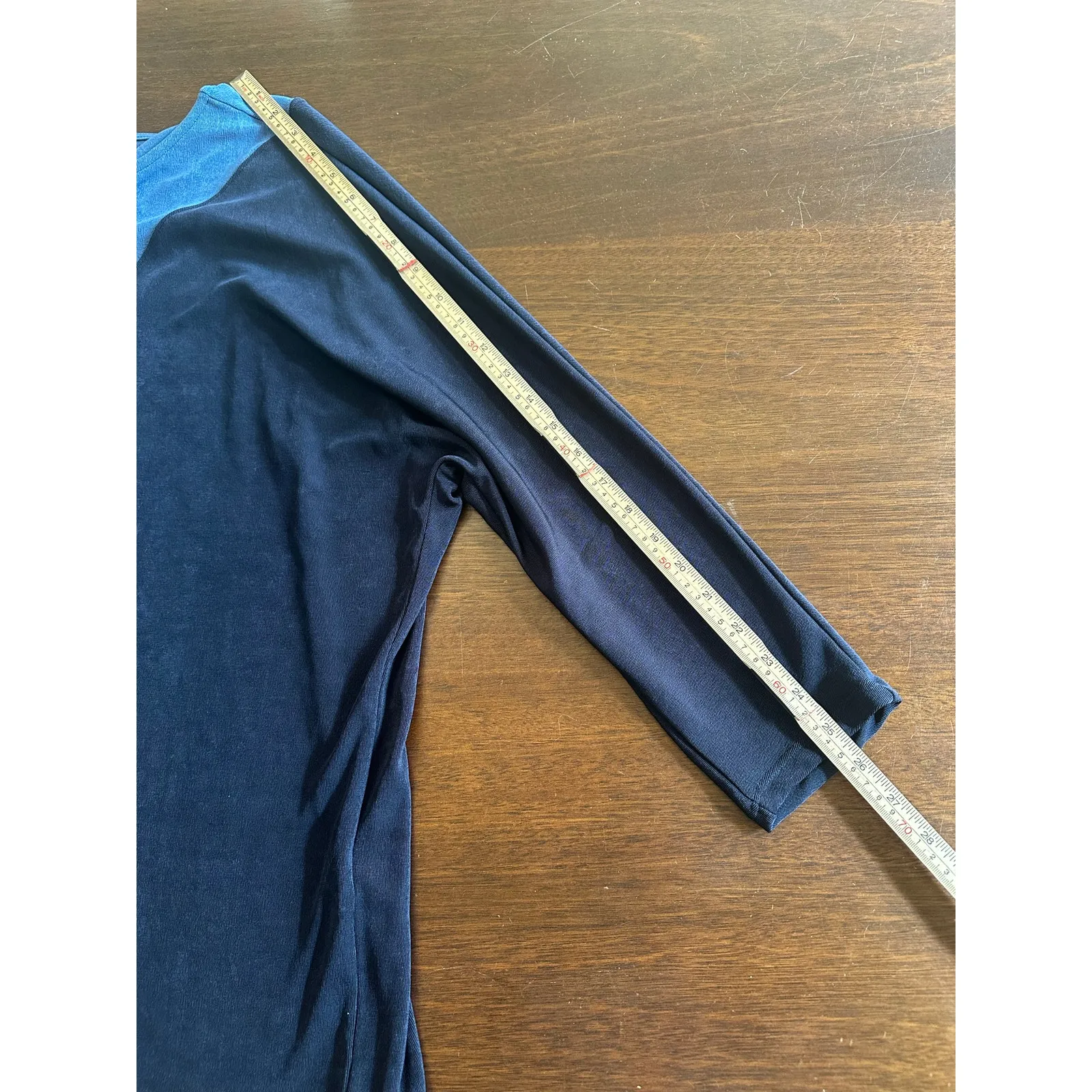 Chicos Travelers Color Block Top Women 4 Artsy Stretch Comfy Trip Cruise Slinky - Image 7