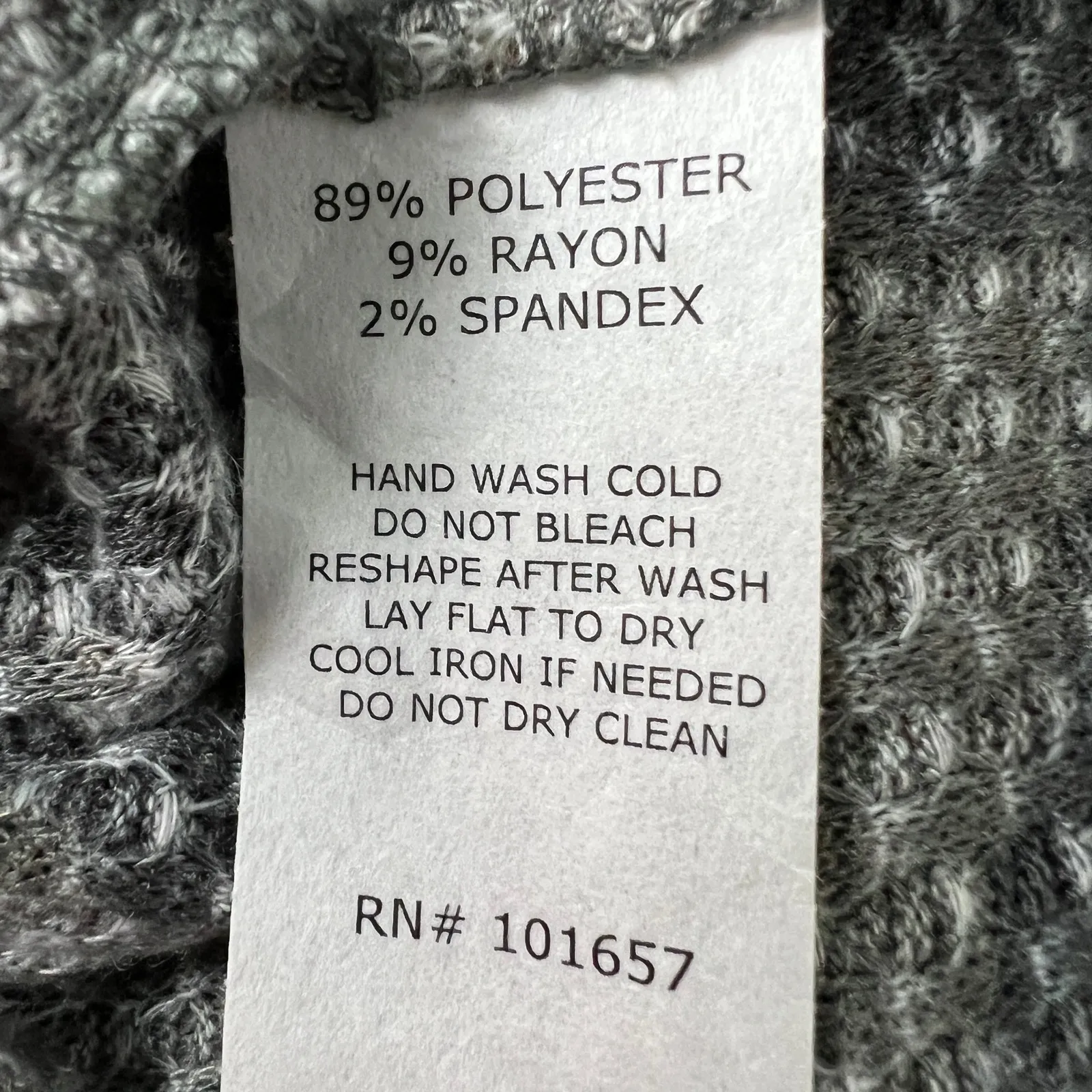 Tresics Womens Sweater 2X Camouflage Waffle Knit Relaxed Stretch Minimalist NWOT - Image 9