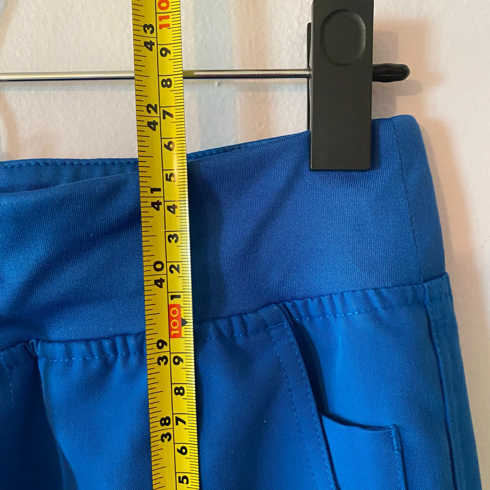 FIGS Women's size Small Tall Royal Blue Yola Skinny High Waisted Scrub Pants - Image 9