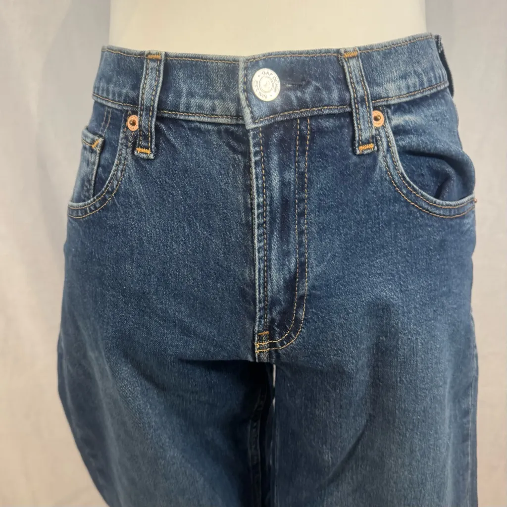 Gap mid rise 90s loose blue jeans size 26 NWOT - Image 5