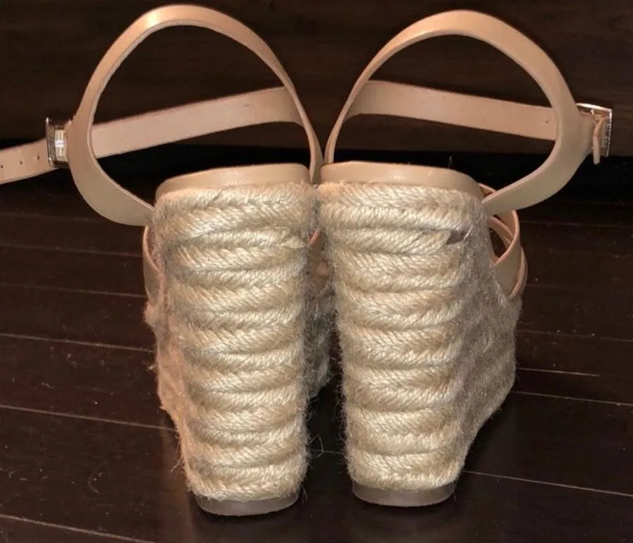Beige Sandal Wedges  - Image 2