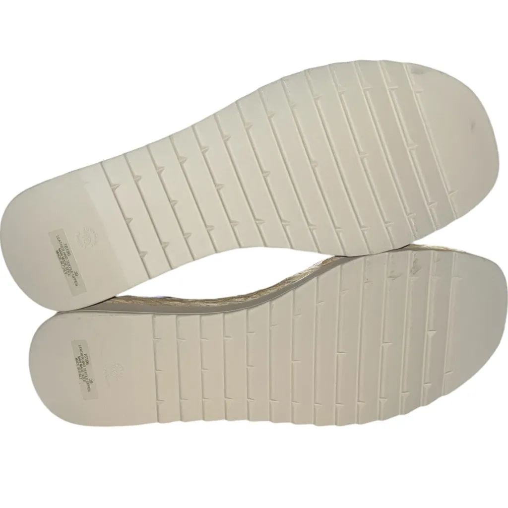 Mariella Made In Italy Suede Sandals Size 8.5 Yellow - Image 7