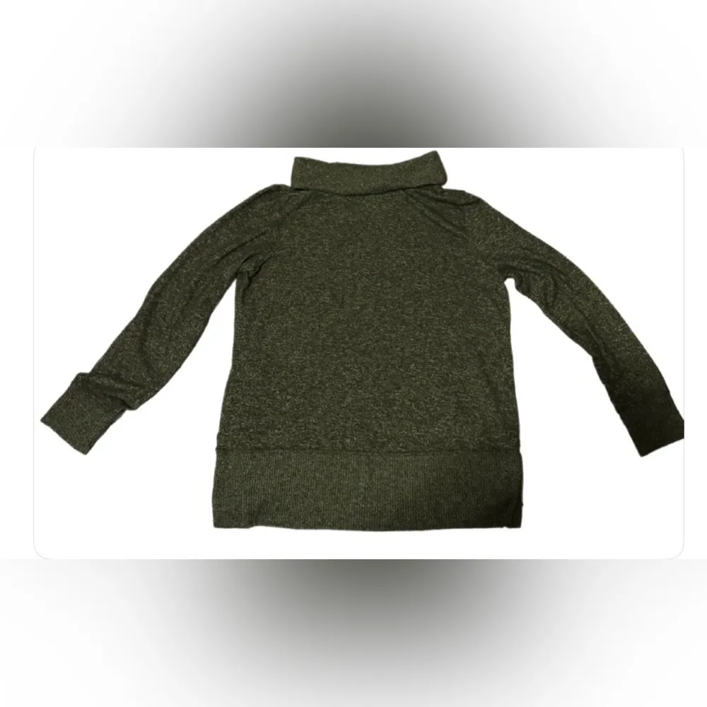 Nine West Cowl Neck Sweater. Large. Gray Black - Image 3