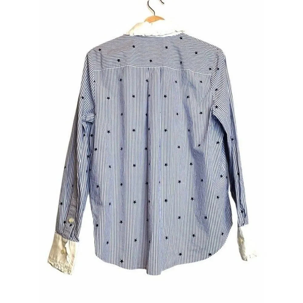 Kate Spade Broome Street Button Front Shirt small New - Image 2