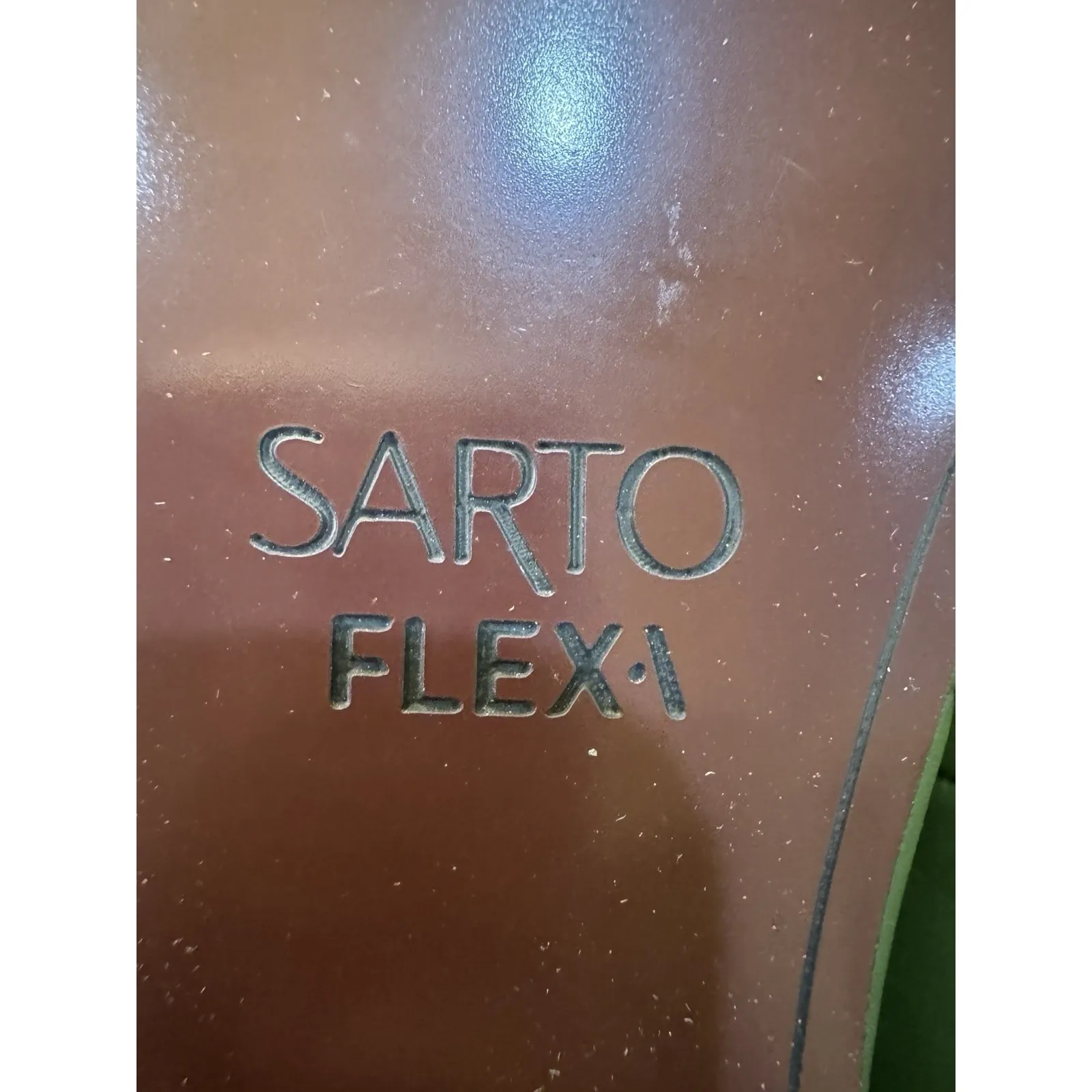 Sarto Flex Amaya 3 Square Toe Ballet Flats Army Leather Size 7.5 Old Money‎ Prep - Image 10