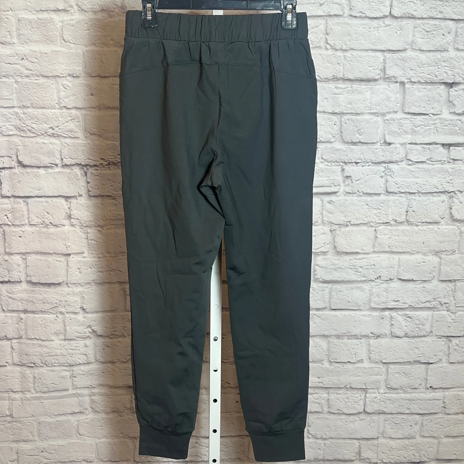 Viodia Women's S Charcoal Fleece Lined Joggers Gym Yoga Athleisure Minimalist Gray - Image 2