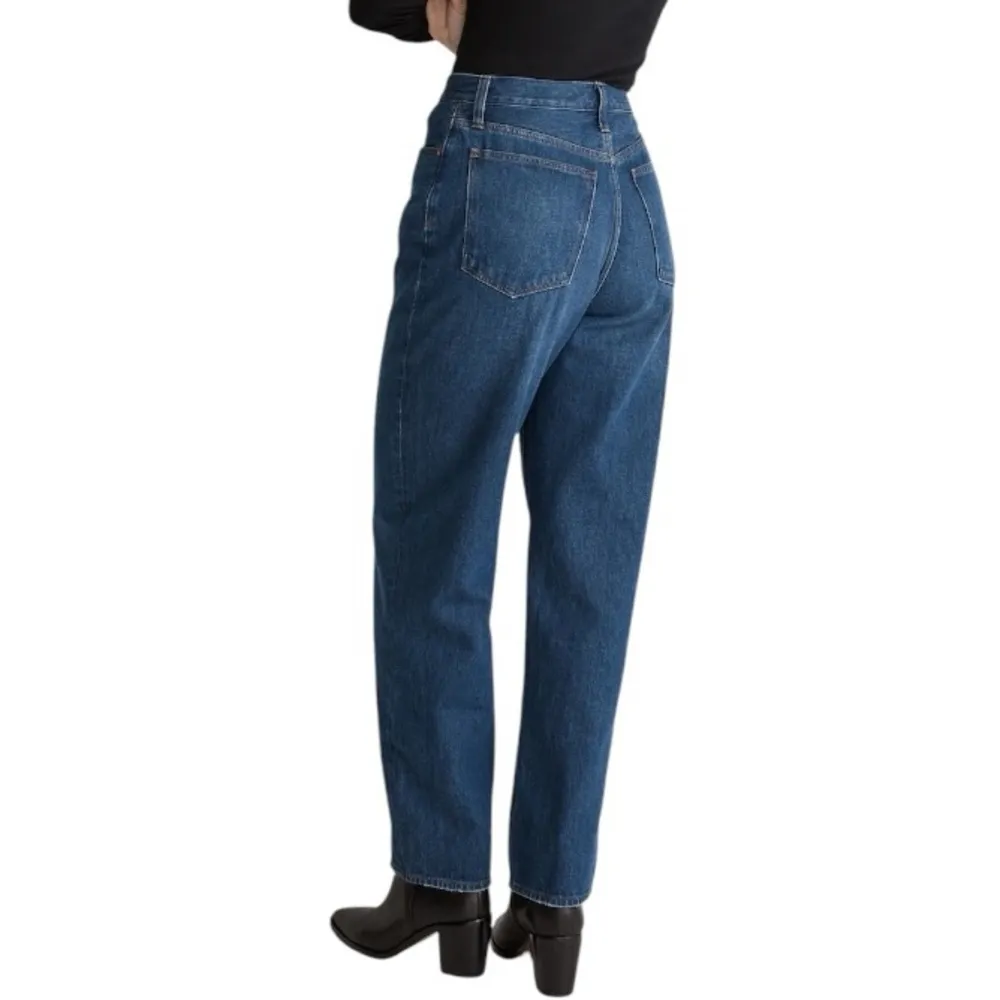 Madewell‎ Baggy Straight Jeans Dark Worn Indigo Wash Size 30 Denim Casual - Image 2
