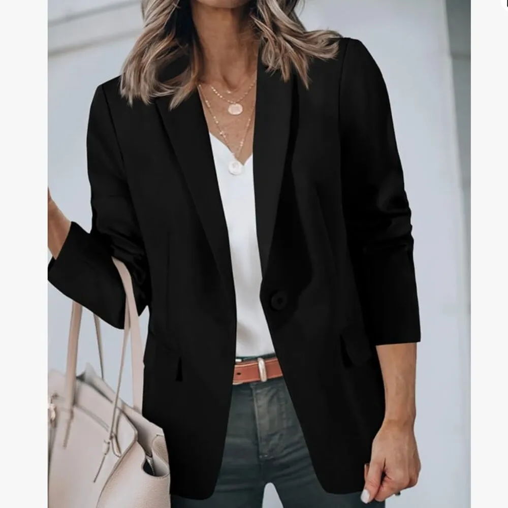 NWOT Women's Casual Blazers Black - Image 6