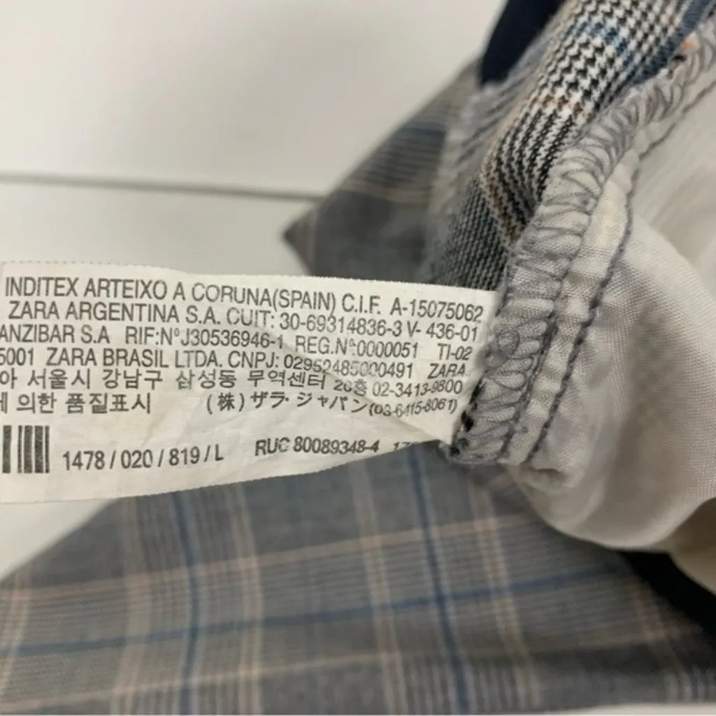 Zara Women Large‎ Gray Career Pants Office Workwear Trousers Stretch - Image 7