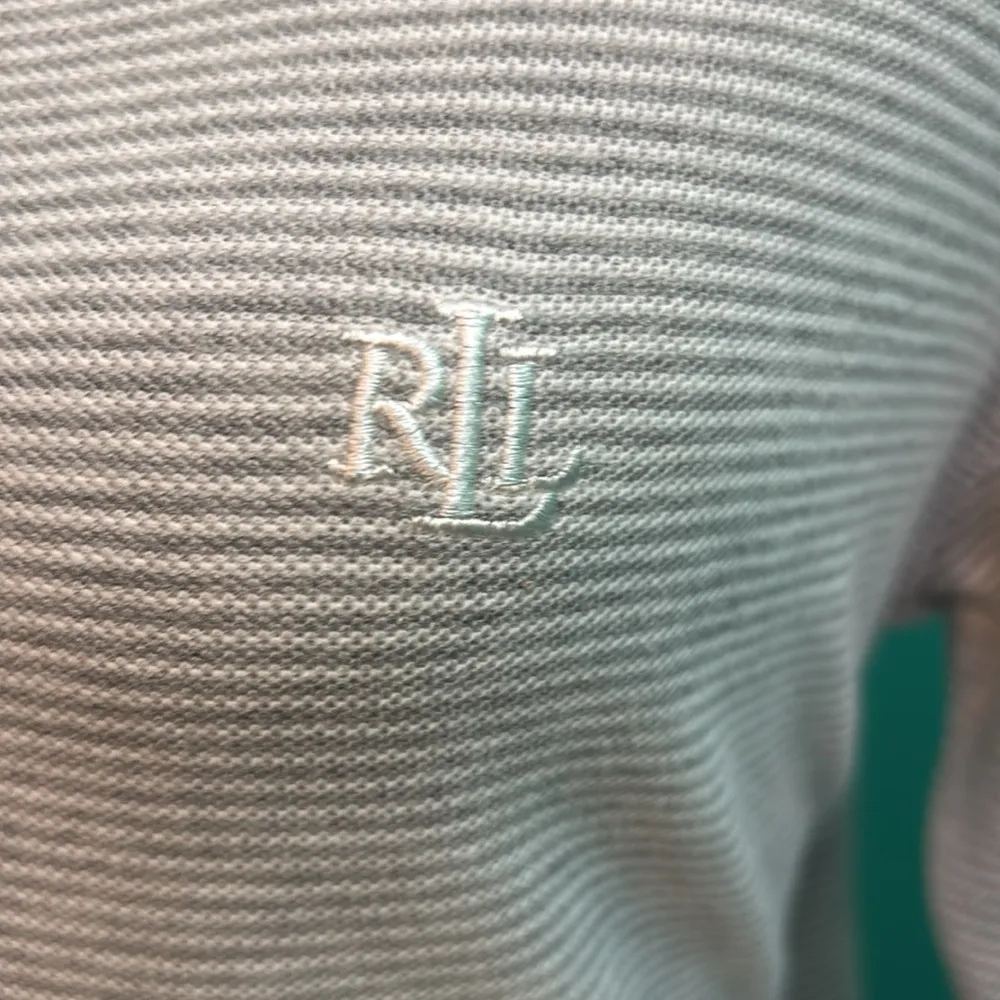 Lauren Ralph Lauren Long sleeve Grey Striped Sleep Shirt Gray - Image 3