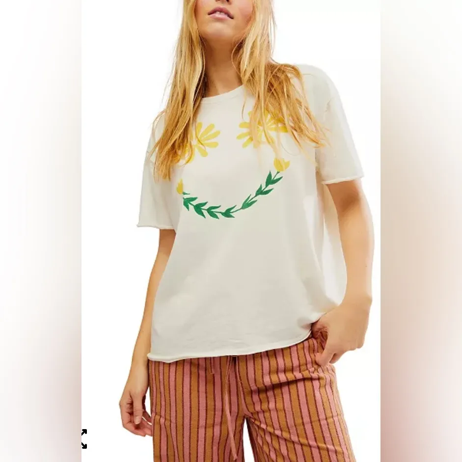 We The Free Women's Sunshine Smiles Graphic Print Cotton T-Shirt - Image 2