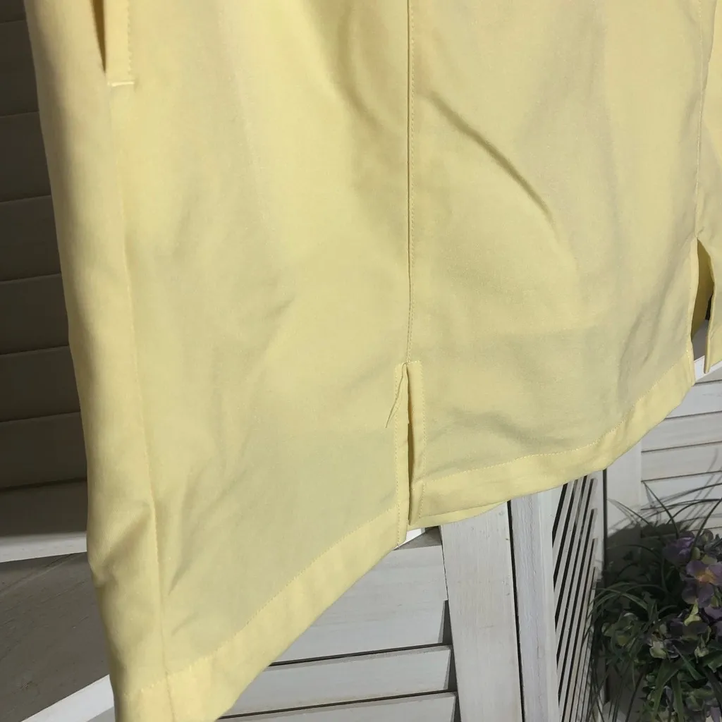 Vintage Ashworth Y2K Micro Mini Skort Built-In Shorts Banana Yellow Women’s sz 4 - Image 5