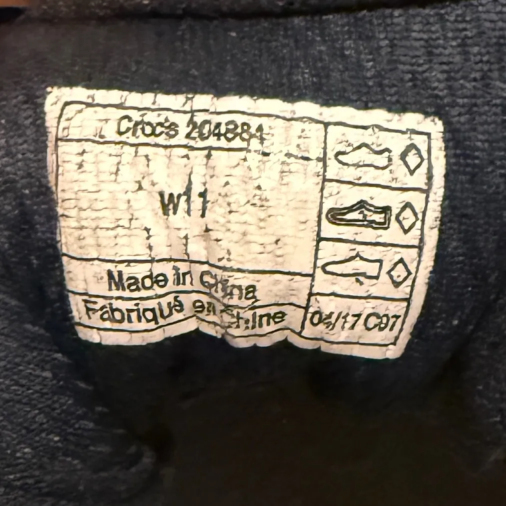 Crocs CitiLane Roka Court Women’s 11 Low Top Sneaker Shoes Navy/White 204884 - Image 8