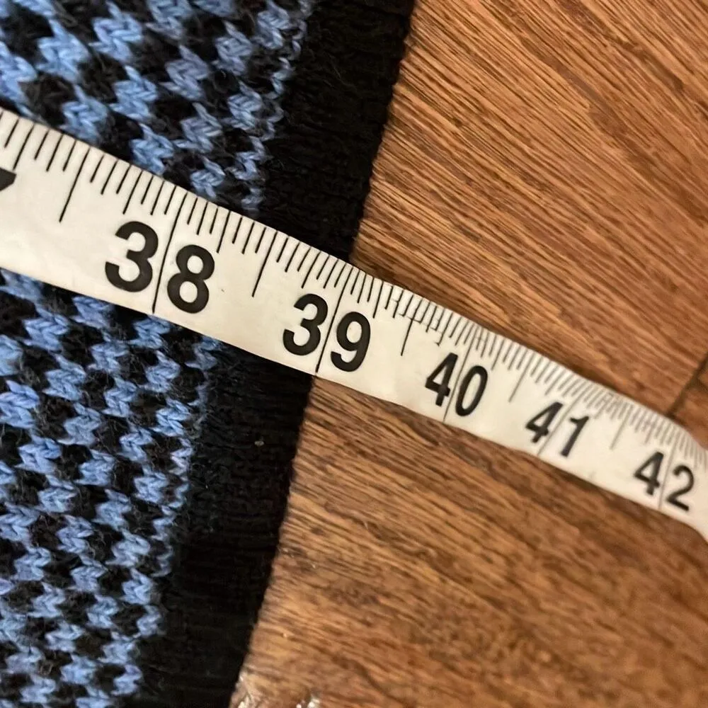 Nic & Zoe blue knit ombre long cardigan sweater small - Image 7