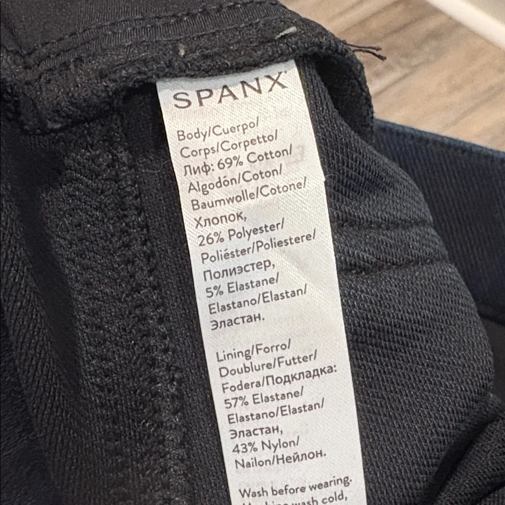 NWT Spanx Ankle Jean-ish Leggings small twilight wash - Image 9