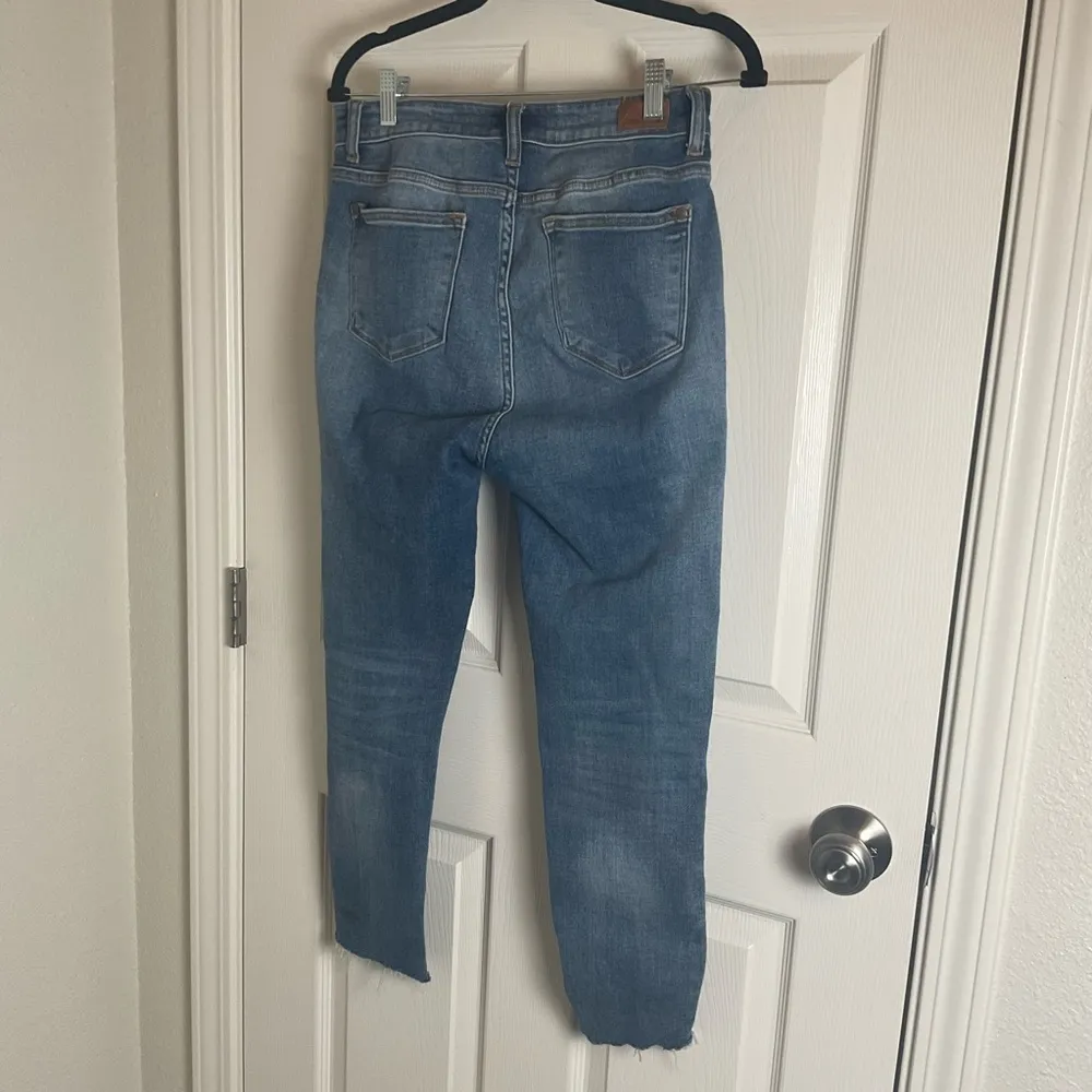 Judy Blue distressed Hem High Waist Skinny Jeans 9/29 - Image 10