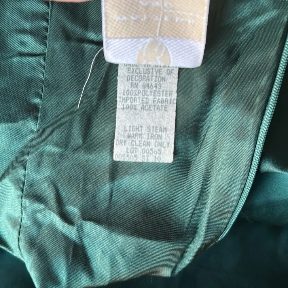 Watters and Watters Emerald Green Mermaid Dress Size 10 - Image 11