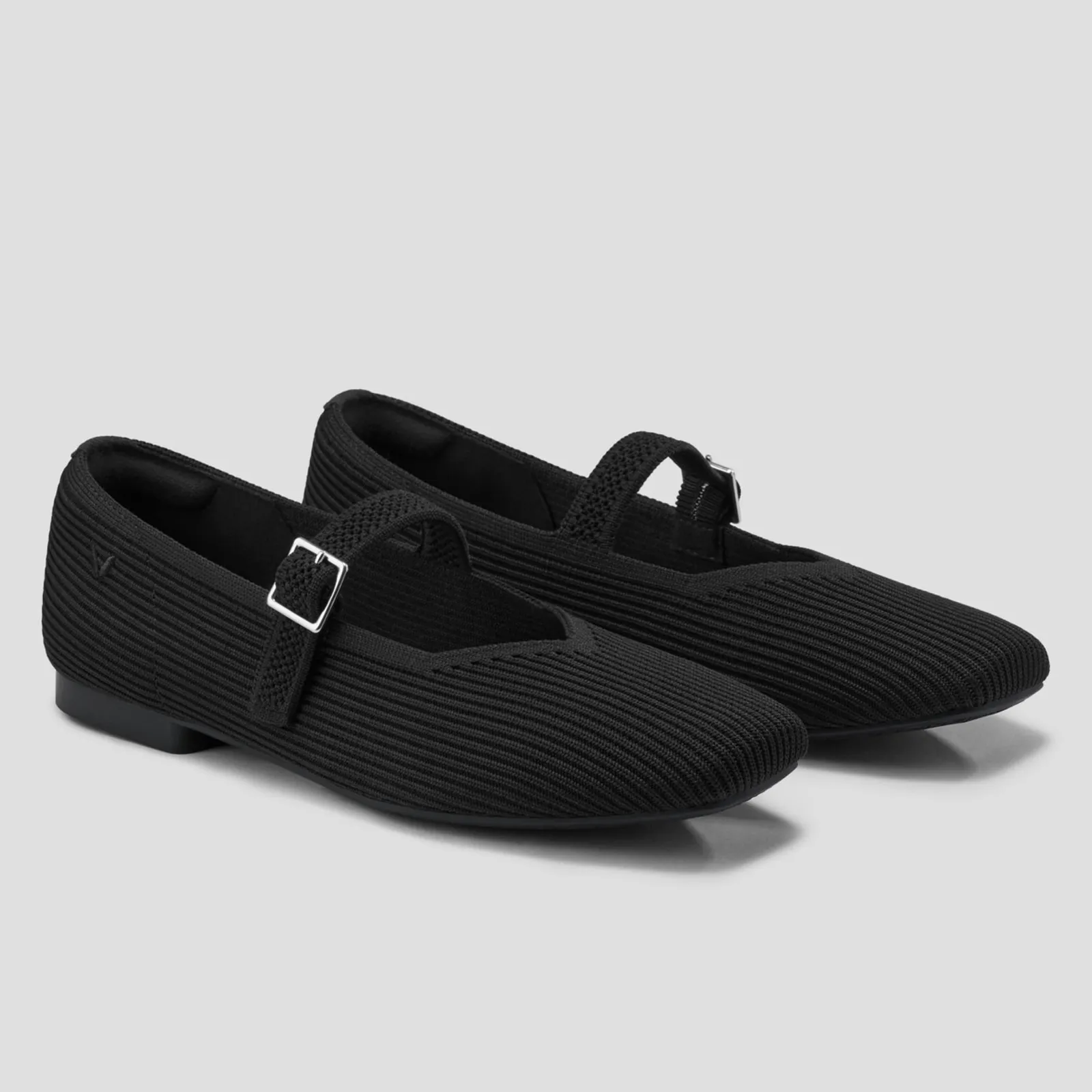 Vivaia Margot Mary Jane Comfort OldMoney Washable Arch Support Flats Black 10.5 - Image 7