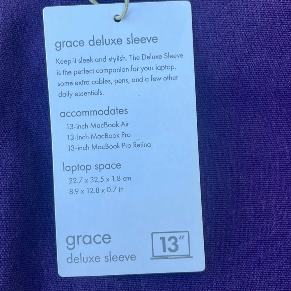 STM purple pink "GRACE" deluxe laptop sleeve bag NEW (fits 13 inch screen) - Image 4