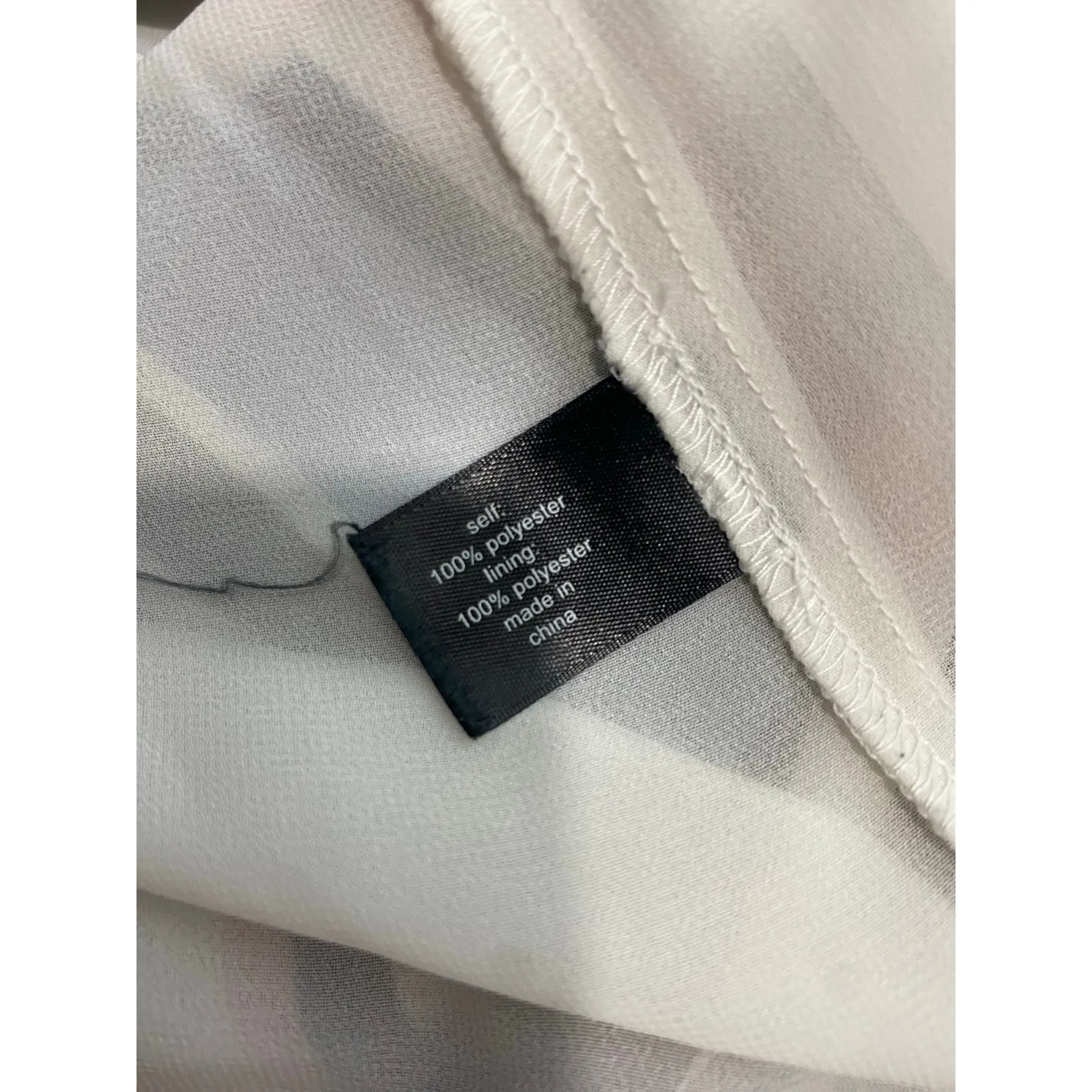 Lane Bryant Blouse Womens 20 Striped Cinched Waist Long Balloon Sleeves Lined - Image 8