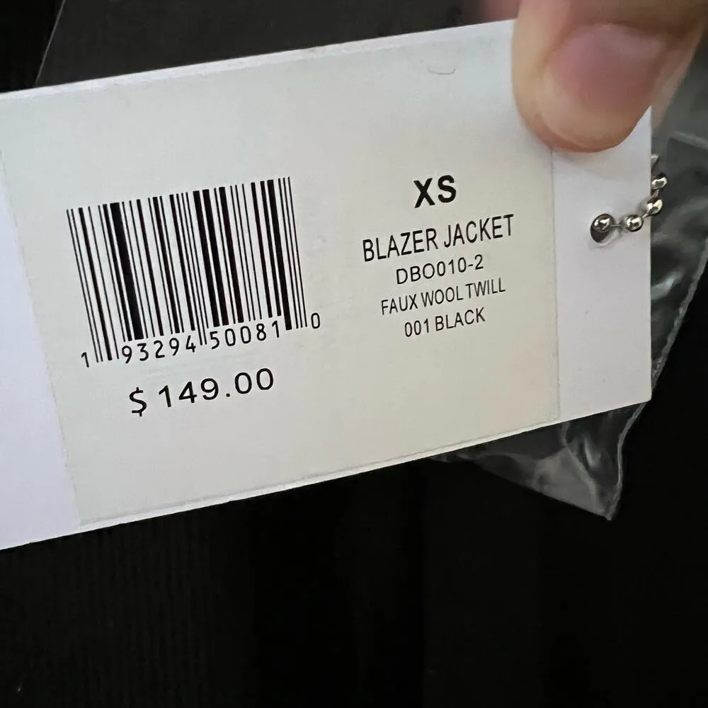 Danielle Bernstein We Wore What Black Overcoat Size XS - Image 5