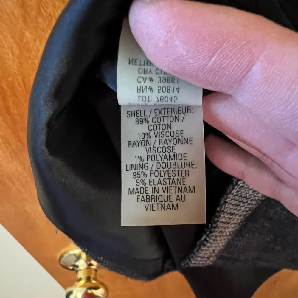 Elie Tahari Women’s Sheath Tweed Dress Sleeveless Zipper Navy Blue Size 6 - Image 12