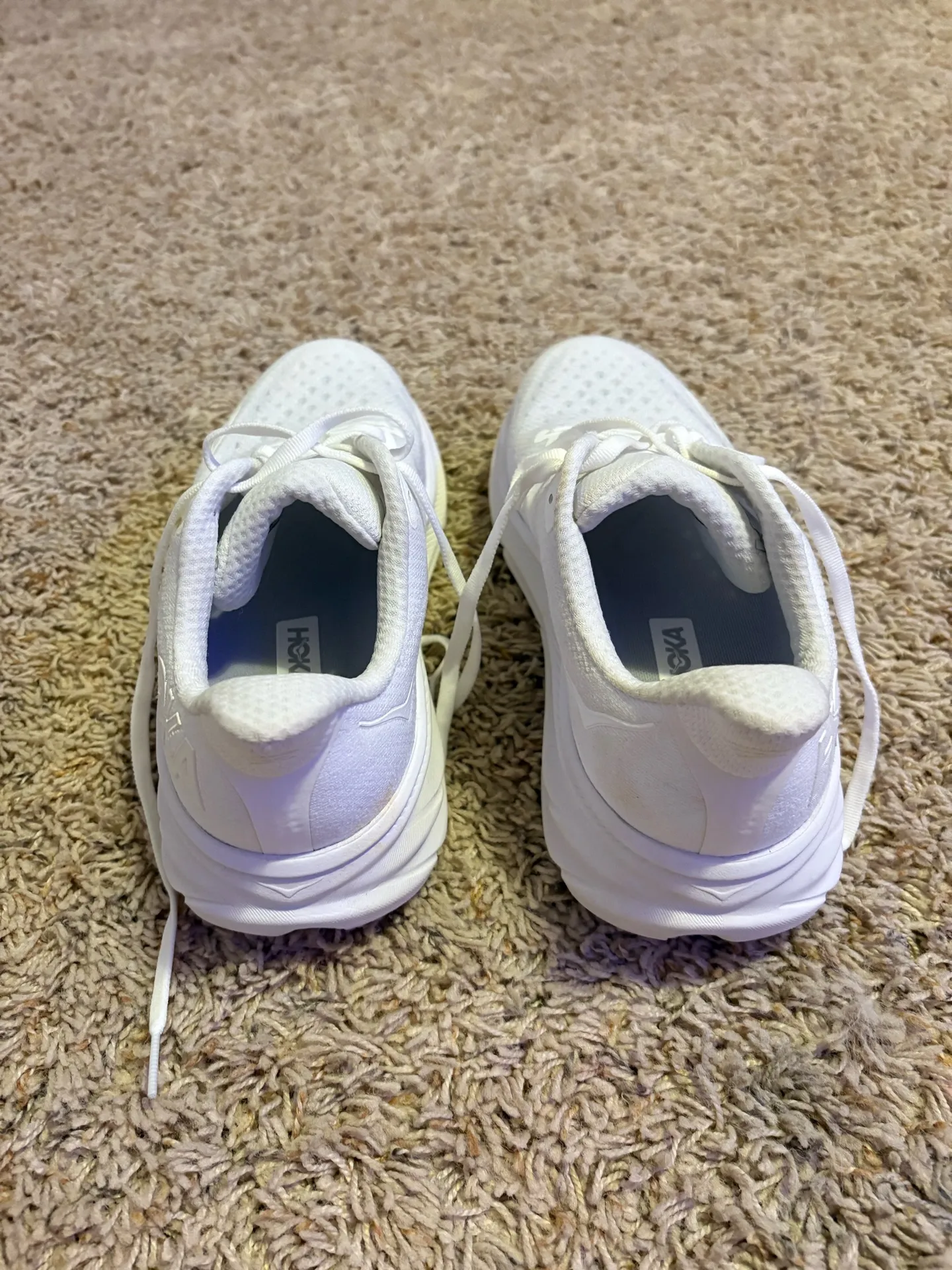 Hoka Clifton 9 Sneakers White - Image 2