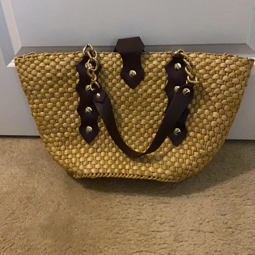 Michael Kors Santorini Raffia straw bag - Image 2