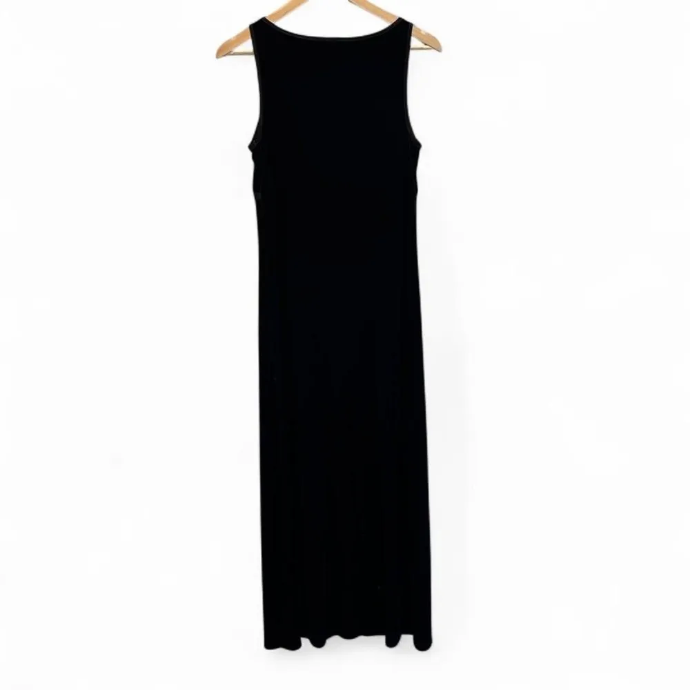 Vintage‎ My Michelle Black Velvet Sleeveless Maxi Dress Sz Small Whimsygoth - Image 4