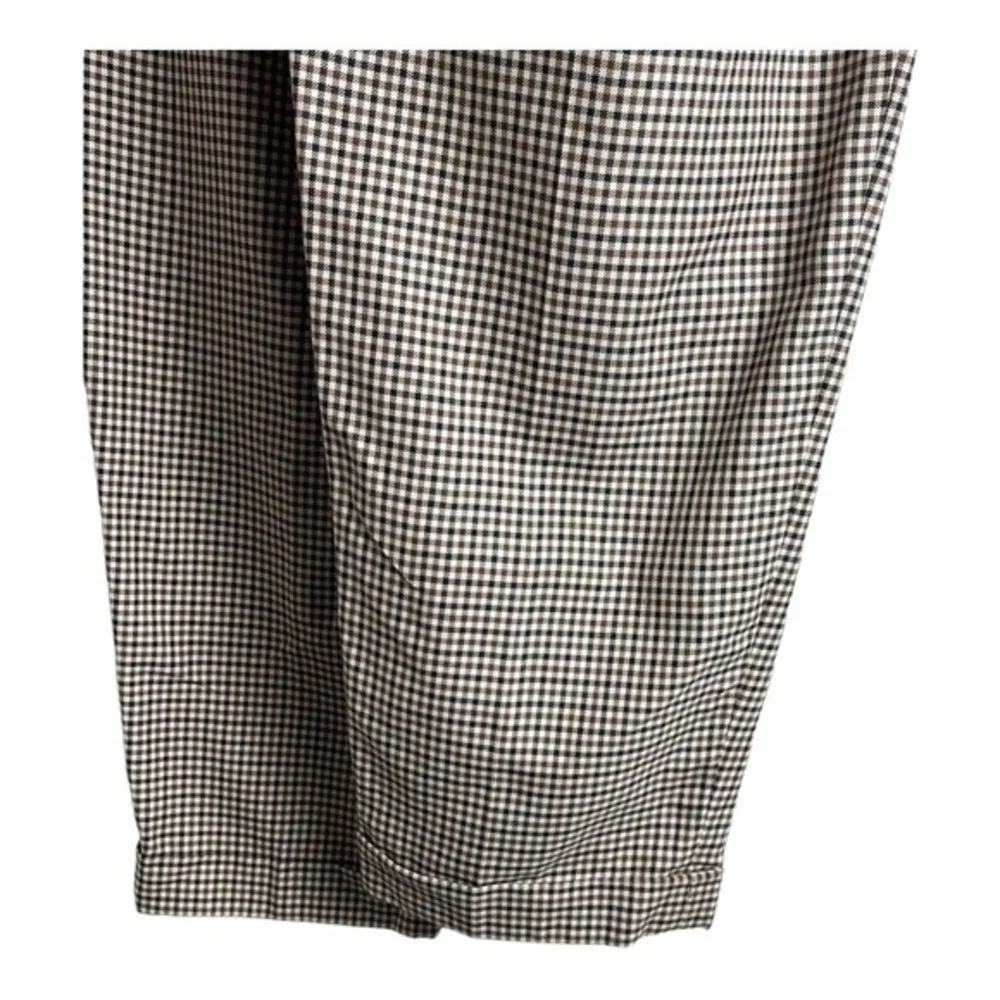Linda Allard Ellen Tracy Checkers Vintage High Waist Pant Size 10 P - Image 12