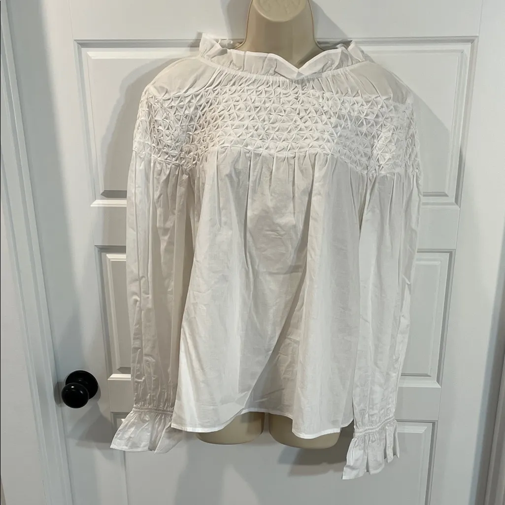 Merlette Majorelle Hand Smocked Blouse - Image 6
