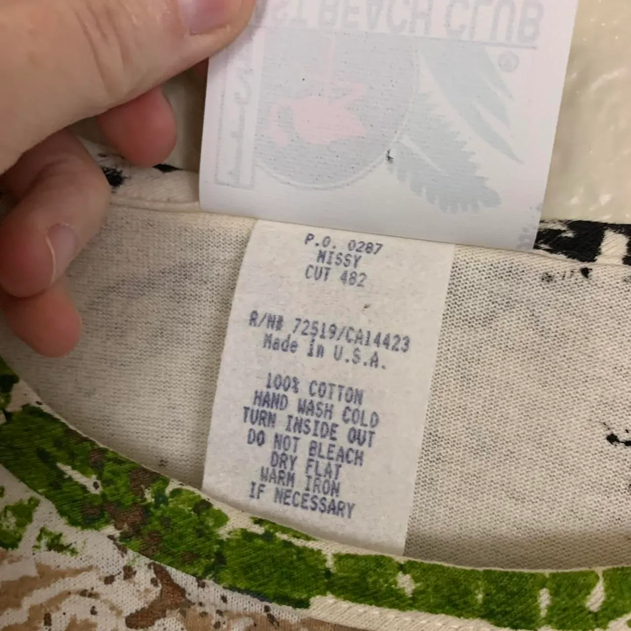 Vintage East Beach Club Safari Animal Graphic Tee - Image 4