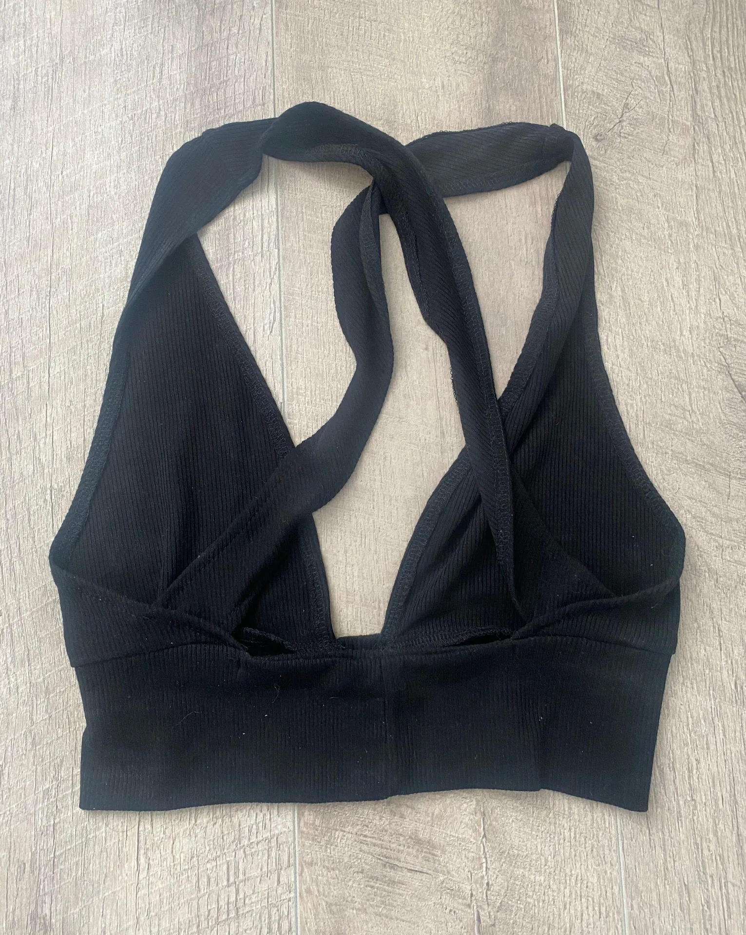 SheIn Cross Ribbed Tank - Image 3