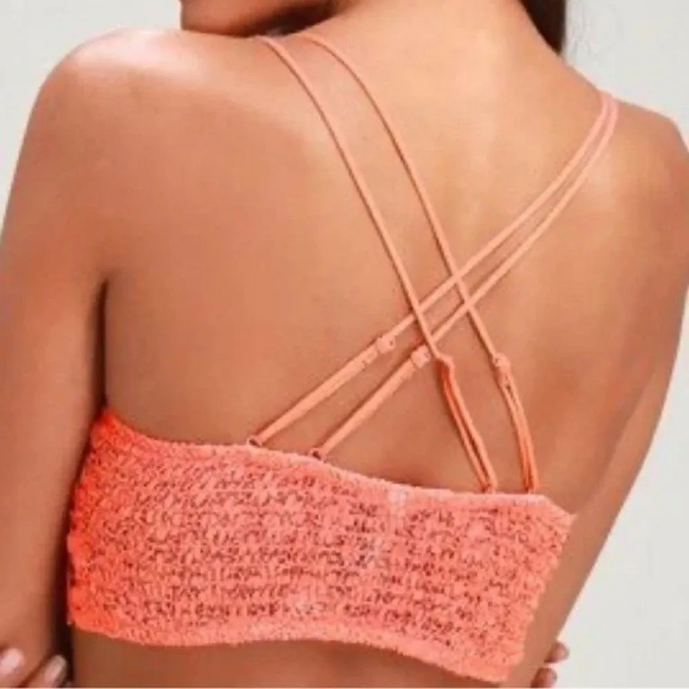 Free People Miss Dazie Bralette Desert Flower Pink Size XSmall - Image 4