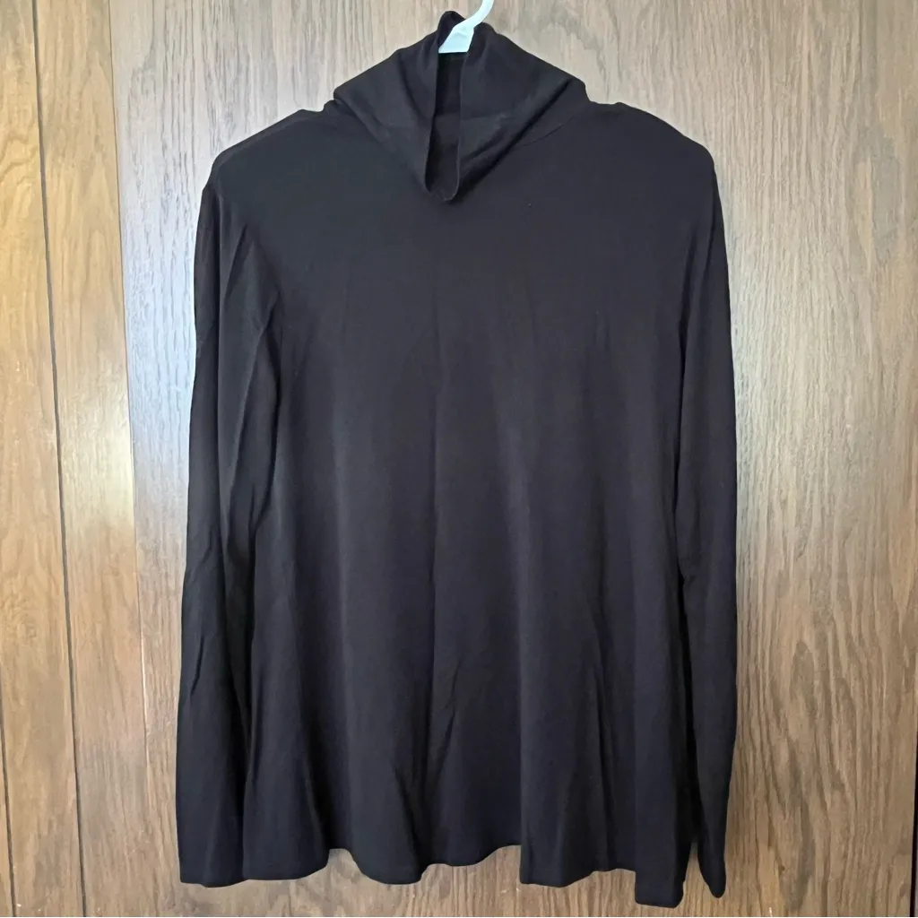 Adrienne Vittadini Rayon Cowl Neck Top - Image 2