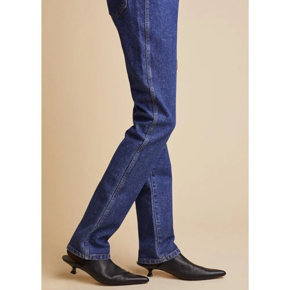 💕KHAITE💕 Daria High Rise Slim Fit Jeans Montgomery Stretch Medium Blue 29 NWT - Image 5