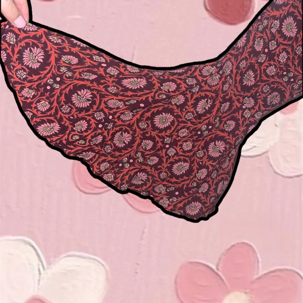 Venezia Jean clothing co. Beaded Paisley/Floral Long Split Bell Sleeve Blouse - Image 5