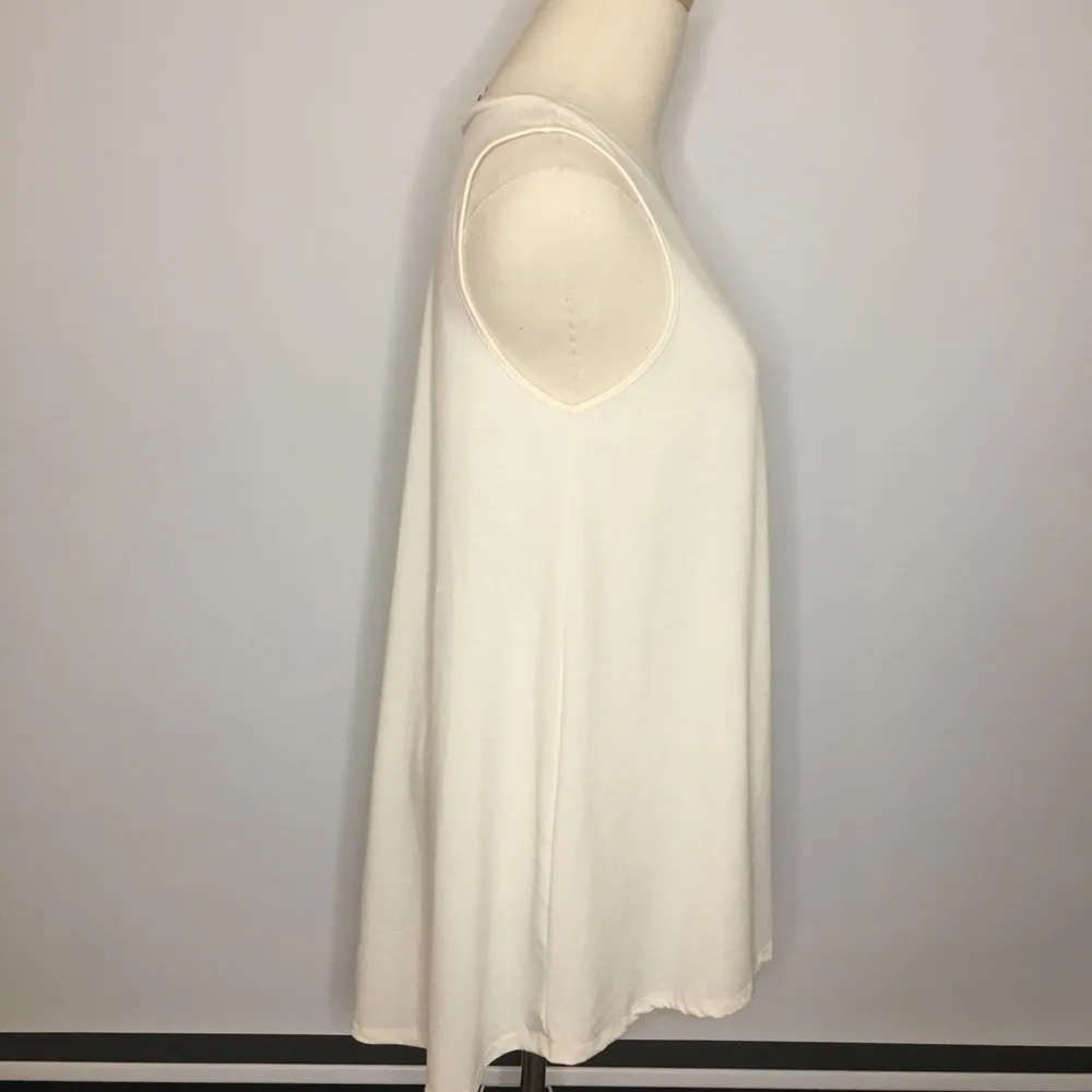 LULAROE Kristina V Neck Tank Peace America XS - Image 3