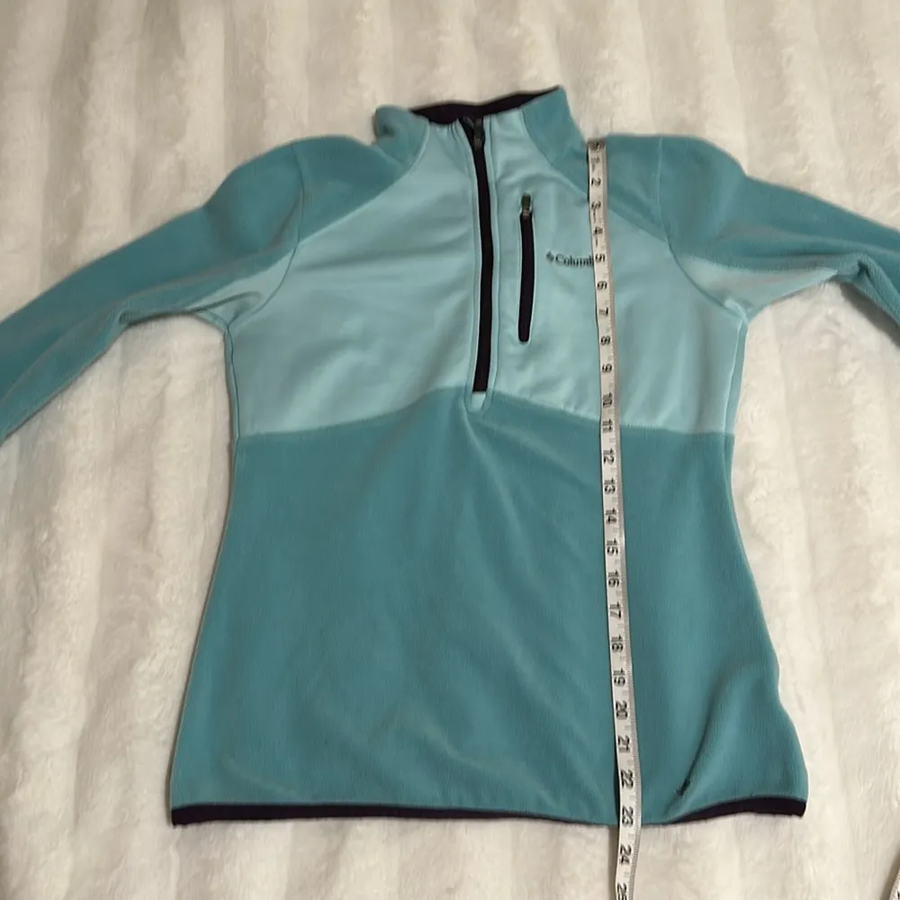 Columbia size small Omni Heat Blue Quarter-Zip Pullover - Image 9