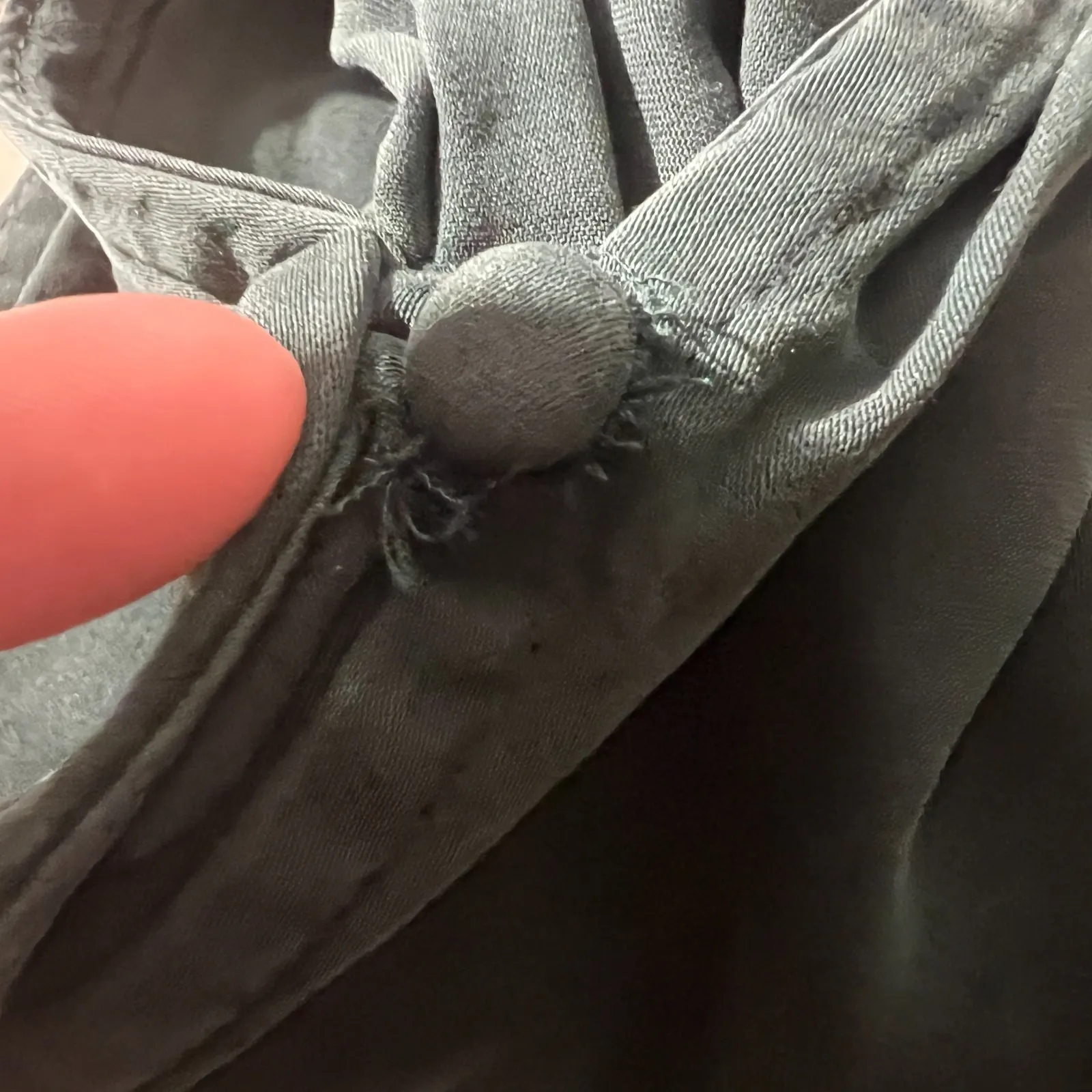 J Jill Blouse Top Womens 2X Green Button Up Long Sleeve Relaxed Fit V - Image 8